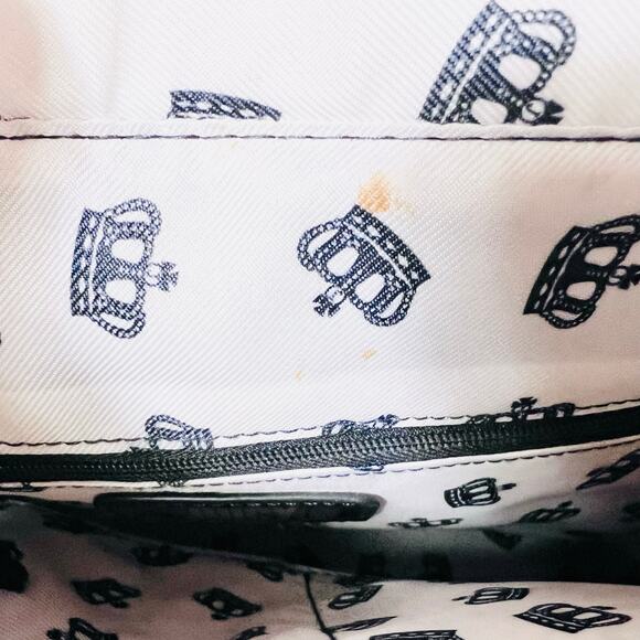 Juicy Couture Tote Handbag "Chain My Heart" Liqourice Black Heart Charms New - Picture 9 of 13